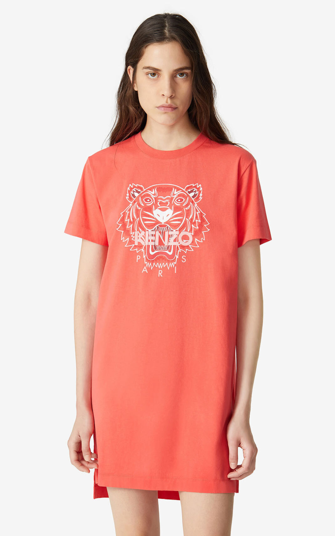 Vestidos Kenzo Tiger T shirt Mujer Rojas JLC827943